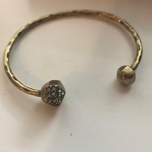 COPY - Silpada Brass Swarovski “On the Cuff” Bracelet